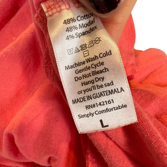 LuLaRoe Maxi Dress Womens Long Short Sleeve Stretch Scoop Neck Pink Large - Picture 11 of 11